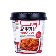 Yopokki Rice Cake Cup Sweet & Spicy 140g Coopers Candy