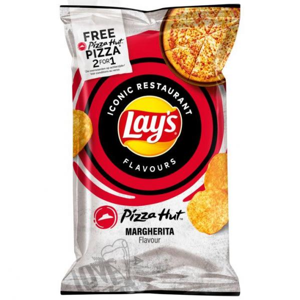 Köp Lays Pizza Hut Margherita 150g hos Coopers Candy
