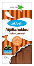 Green Star Mjölkchoklad Laktosfri Salty Caramel 100g Coopers Candy