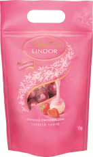 Lindt Lindor Strawberries & Cream 1kg Coopers Candy