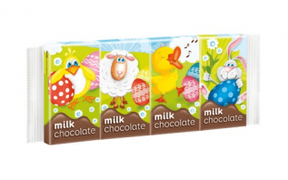 Mjölkchoklad Påsk 4-Pack 60g Coopers Candy