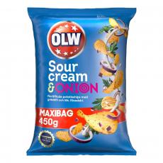 OLW Maxibag Sourcream & Onion 450g (BF: 2024-07-01) Coopers Candy