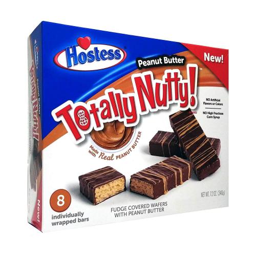 Köp Hostess Totally Nutty! Peanut Butter Wafers 6pack hos Coopers Candy