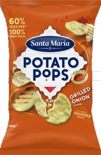 Santa Maria Potato Pops Grilled Onion 100g Coopers Candy