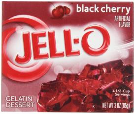 Jello Black Cherry 85g Coopers Candy