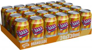 Barr Orangeade 33cl x 24st (helt flak) Coopers Candy