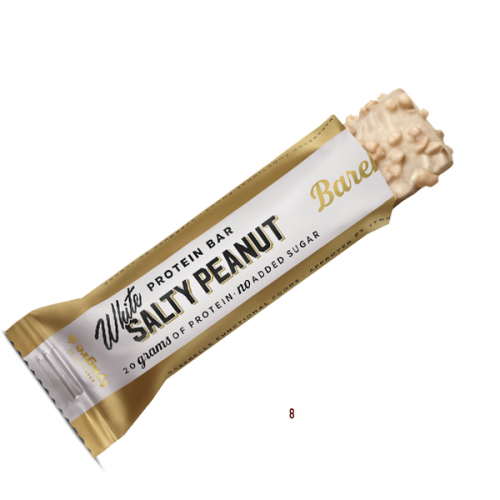 Köp Barebells Protein Bar White Salty Peanut 55g hos Coopers Candy