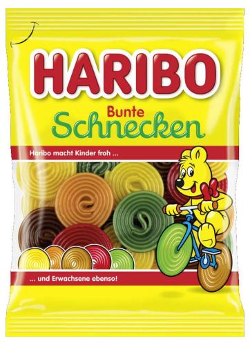 Haribo Bunte Schnecken 160g Coopers Candy