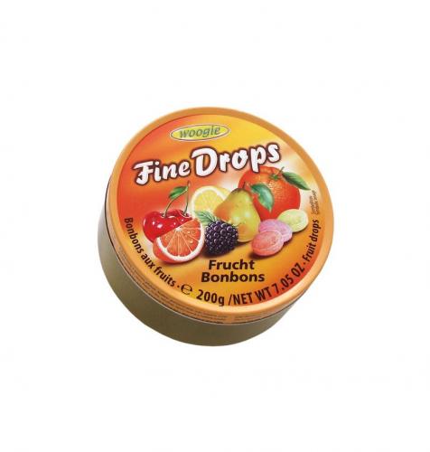 Köp Woogie Fine Drops - Mixed Fruit 200g hos Coopers Candy