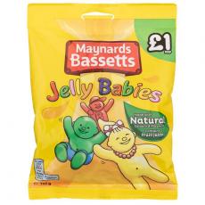 Maynards Bassetts Jelly Babies 130g Coopers Candy