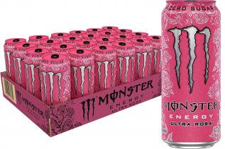 Monster Energy Ultra Rosa 500ml x 24st (helt flak) Coopers Candy