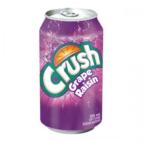 Köp Crush Soda Grape 355ml hos Coopers Candy
