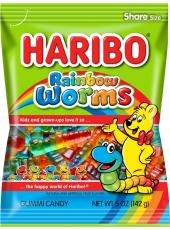 Haribo Rainbow Worms 142g Coopers Candy