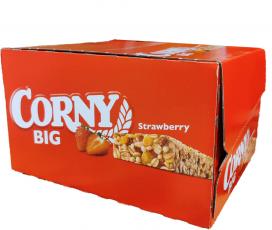 Corny Big Strawberry 40g x 24st (hel låda) Coopers Candy