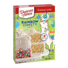 Duncan Hines Signature Cake Mix Rainbow Confetti 432g Coopers Candy