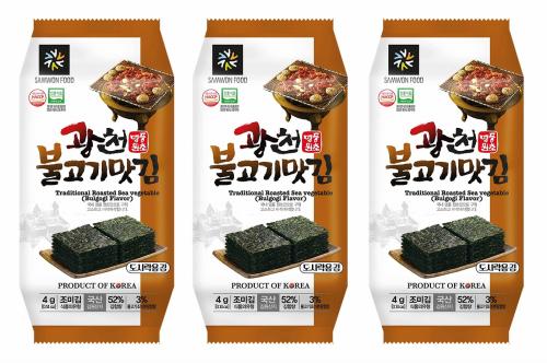 Gwangcheon Rostat Sjögräs Snacks Bulgogi 3-pack 12g Coopers Candy