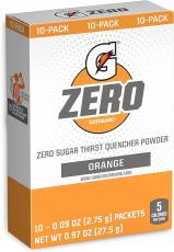 Gatorade Zero Thirst Quencher Powder Orange 27g Coopers Candy