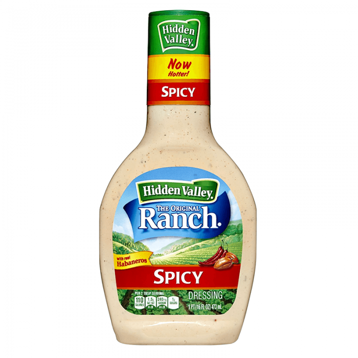 Köp Hidden Valley Spicy Ranch Dressing 473ml hos Coopers Candy