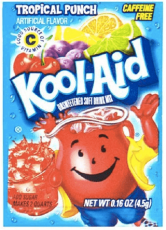 Kool-Aid Soft Drink Mix - Tropical Punch 4.5g Coopers Candy