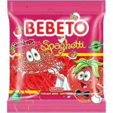 Bebeto Spaghetti Strawberry 80g Coopers Candy