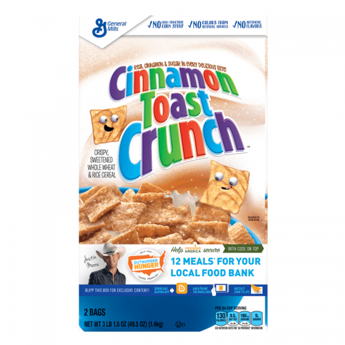 Köp Cinnamon Toast Crunch GIANT Box 1.4kg hos Coopers Candy