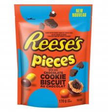 Reeses Pieces with Chocolate Cookie Biscuit 170g Coopers Candy