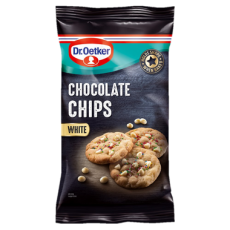 Dr. Oetker White Chocolate Chips 100g Coopers Candy