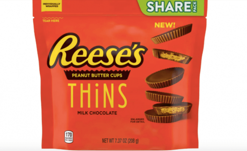 Reeses Peanut Butter Cups Thins Milk Chocolate 209g Coopers Candy