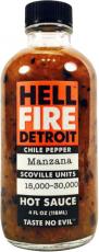 Hell Fire Detroit Manzana Hot Sauce 118ml Coopers Candy