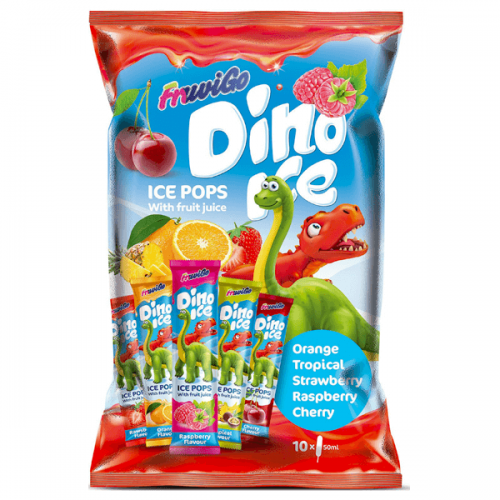 Dino Ice Pops 10-Pack 500ml Coopers Candy