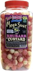 Barnetts Mega Sour Rhubarb & Custard 3kg Coopers Candy
