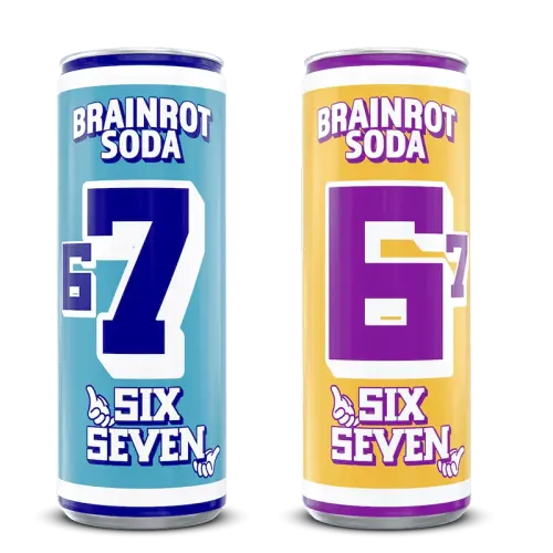 Brainrot Soda Six Seven Paket 250ml Coopers Candy