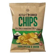 Kettle Cooked Sourcream & Onion Chips 150g(BF:2025-02-27) Coopers Candy