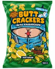 Ronny & Ragge Butt Crackers Chips Doftgran 150g Coopers Candy