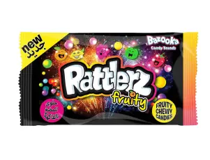Bazooka Rattlerz Fruity Chewy Candies 40g(BF:2025-04-08) Coopers Candy