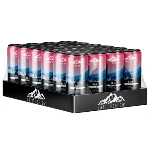 Latitude 65 Hajk - Hallon 33cl x 24st Coopers Candy