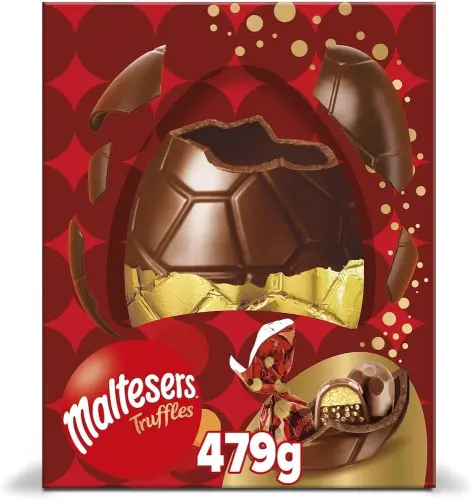 Maltesers Chocolate Truffles Giant Easter Egg 479g(BF:2025-06-15) Coopers Candy