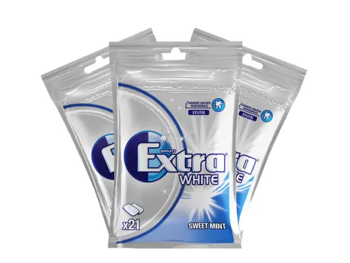 Wrigleys Extra White Sweet Mint 29g x 3st Coopers Candy