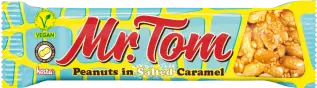 Mr Tom Peanut Bar Salted Caramel 40g (BF:2026-07-31) Coopers Candy