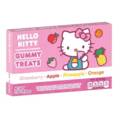 Hello Kitty Gummy Treats Fruit 88g Coopers Candy