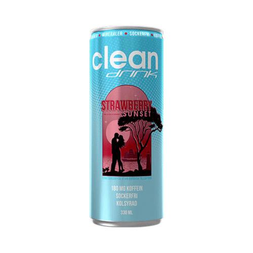 Clean Drink Strawberry Sunset 33cl x 24st Coopers Candy