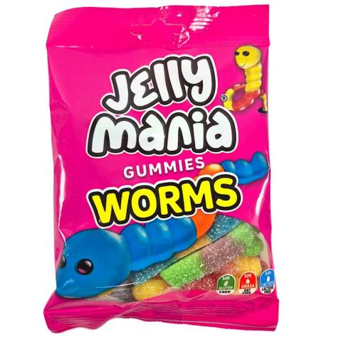 Jake Jelly Mania Worms 100g Coopers Candy