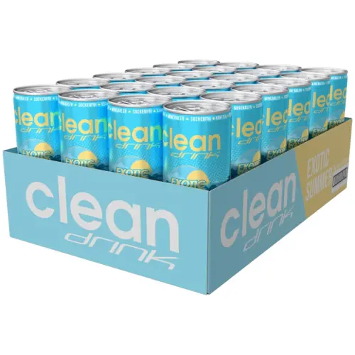 Clean Drink Exotic Summer 33cl x 24st Coopers Candy
