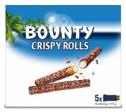 Bounty Crispy Rolls 5-Pack 117g Coopers Candy