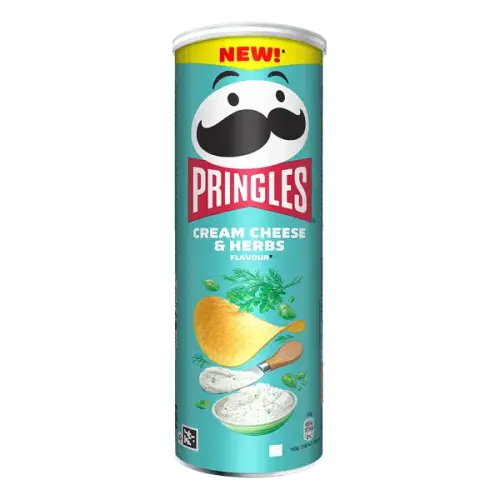 Pringles Cream Cheese & Herbs 165g Coopers Candy