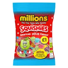 Millions Squishies American Sour Flavour 120g Coopers Candy