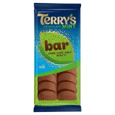 Terrys Mint Chocolate Bar 90g Coopers Candy