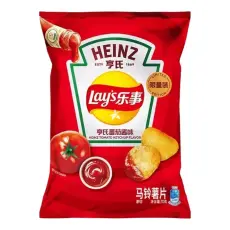 Lays Potatischips Heinz Tomato Ketchup Smak 70g Coopers Candy