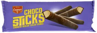Leona Choco Sticks 115g Coopers Candy