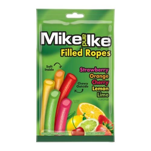 Mike and Ike Filled Ropes Fruit 85g Coopers Candy